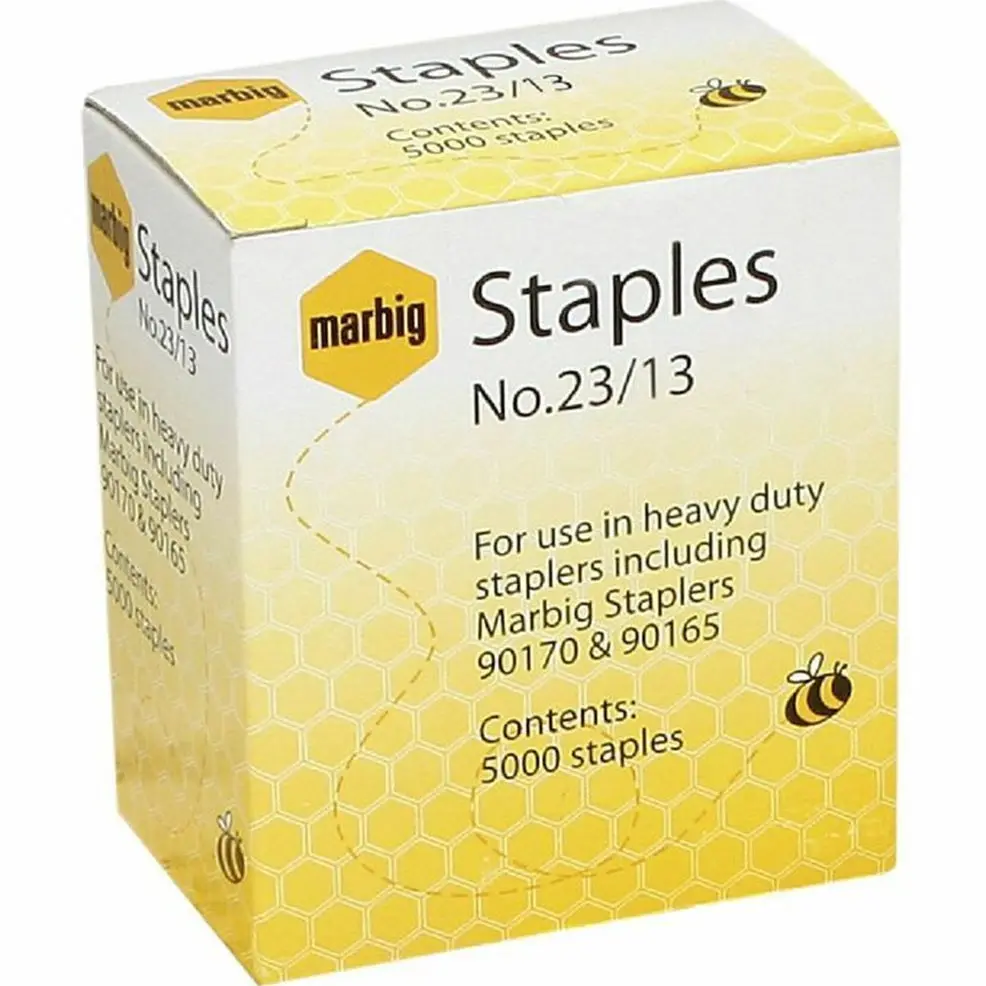 Marbig Staples Heavy Duty 23/13 Box 5000 1