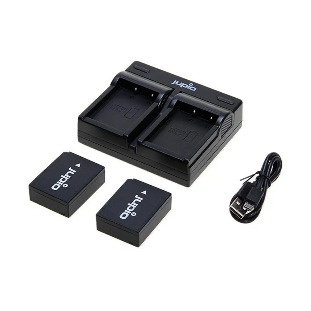 Jupio 2X Batteries 1260Mah & Usb Duo Charger Kit For Fuji Np-W126s 1