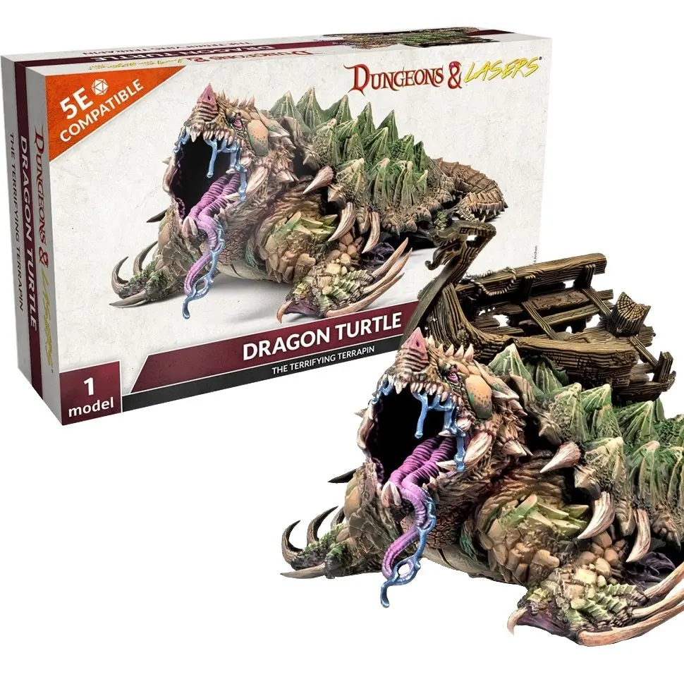 Dungeons & Lasers: Miniatures Dragon Turtle 1
