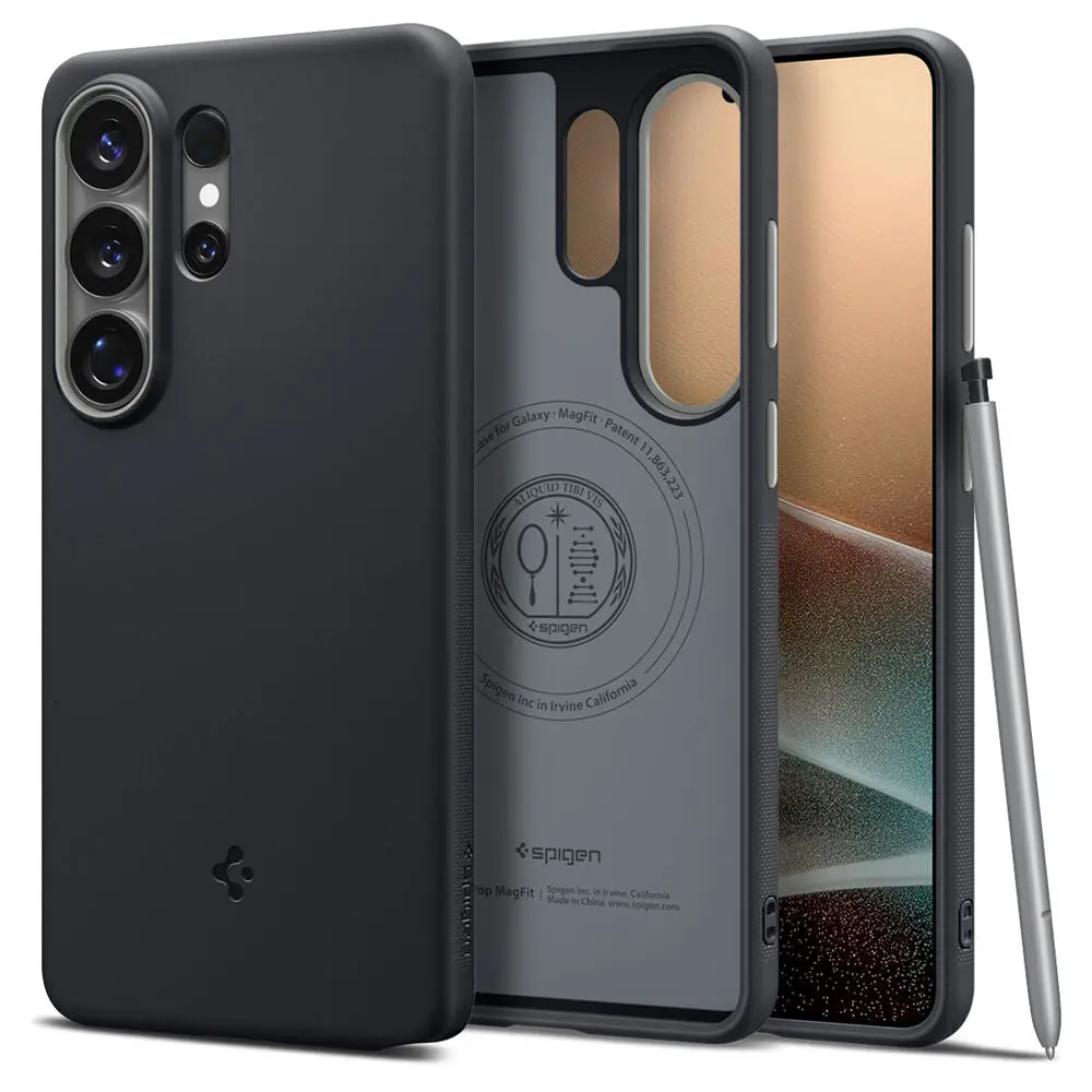 Spigen Galaxy S26 Ultra Nano Pop (Magfit) Case (Black Sesame) 1
