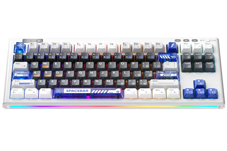 1St Player Neo87 Wireless 3 Mode Mechanical Keyboard (Thunderstorm) 2