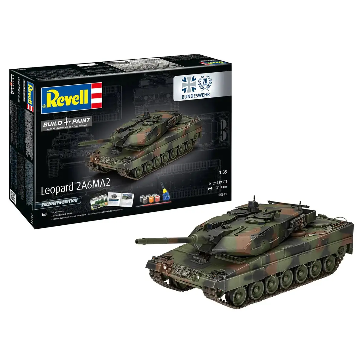 Revell 1/35 70 Years Bundeswehr - Leopard 2A6ma2 Exclusive Edition 1