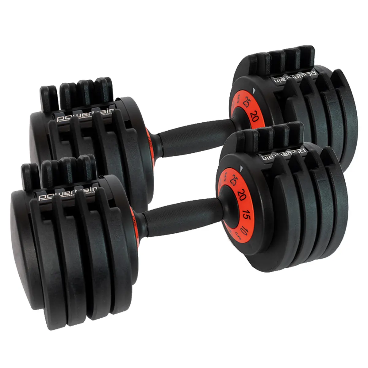Powertrain 50Kg Gen2 Pro Adjustable Dumbbell Set 2
