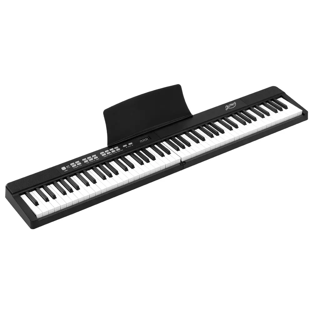 Alpha 88 Keys Foldable Electronic Piano Keyboard Digital Electric With Carry Bag 1