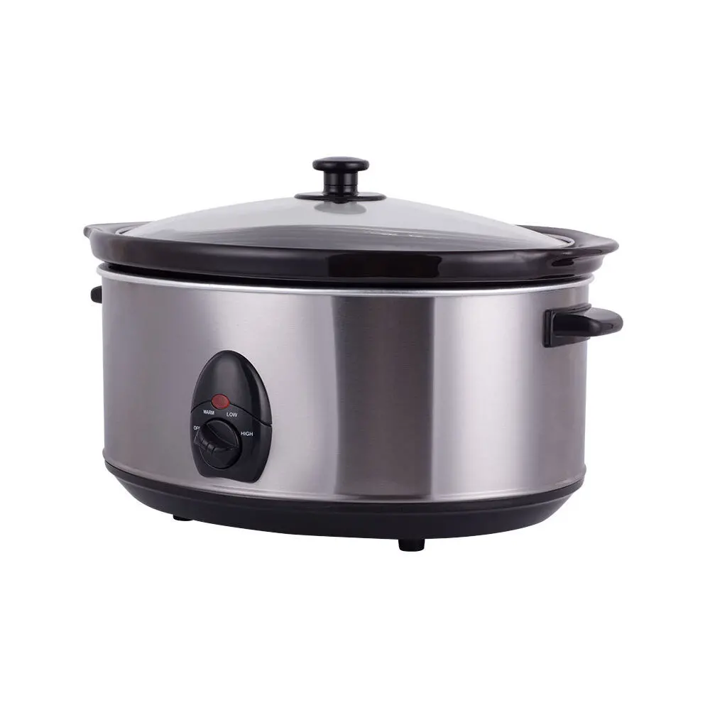 Maxim Kitchen Pro 6.0L Stainless Steel Slow Cooker 1