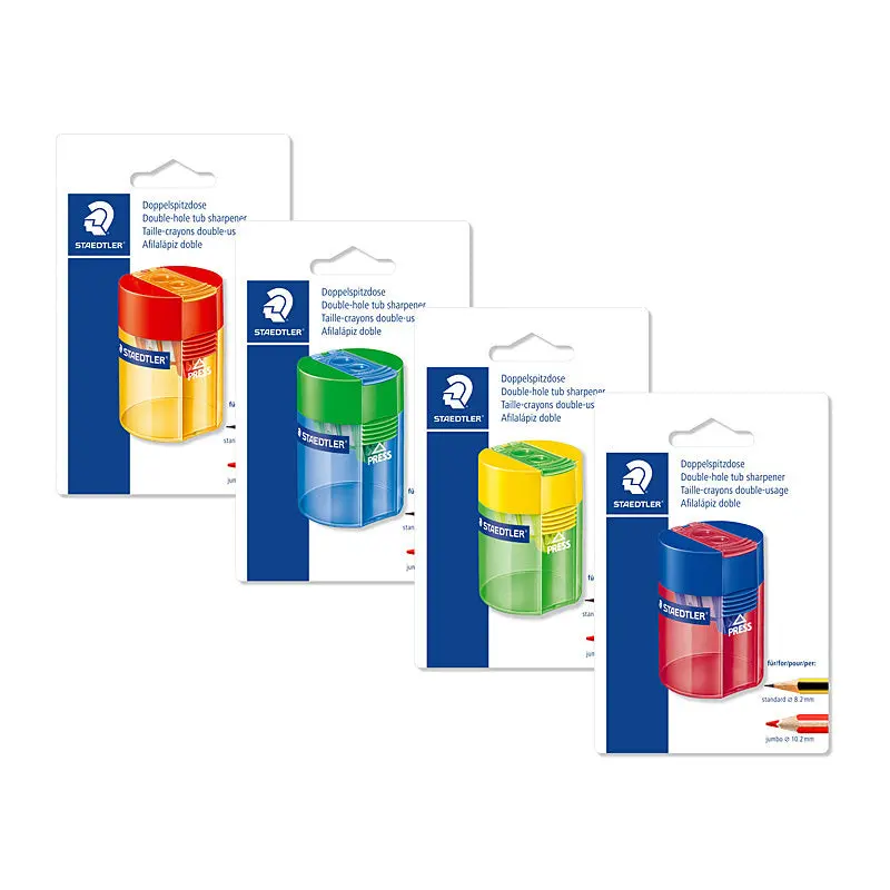 Staedtler Double Hole Tub Sharpener (Assorted) [Box 10] 1