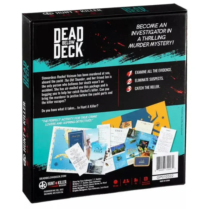 Hunt A Killer Dead Below Deck Party Game 2