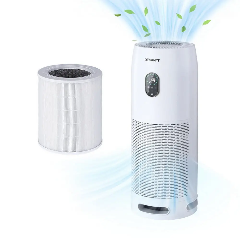 Devanti Air Purifier 4 Stage Hepa W/Replacement Filter 1