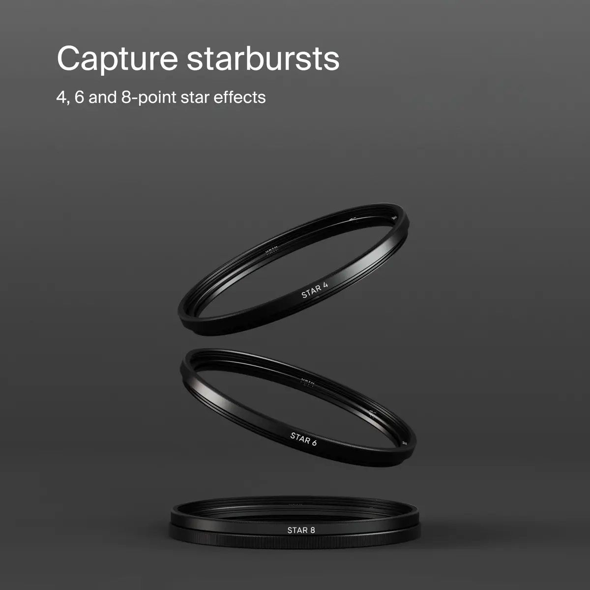 Urth 58Mm Star 4 Point, 6 Point, 8 Point Lens Filter Kit 2