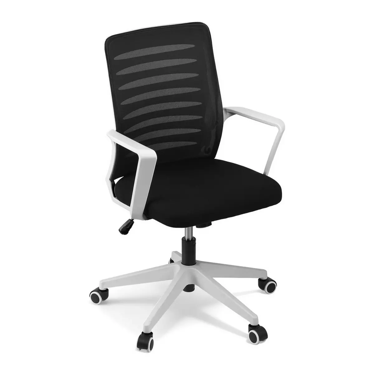 Artiss Ergonomic Office Chair Mesh Computer Desk Chairs With Lumbar Support (Black And White) 1