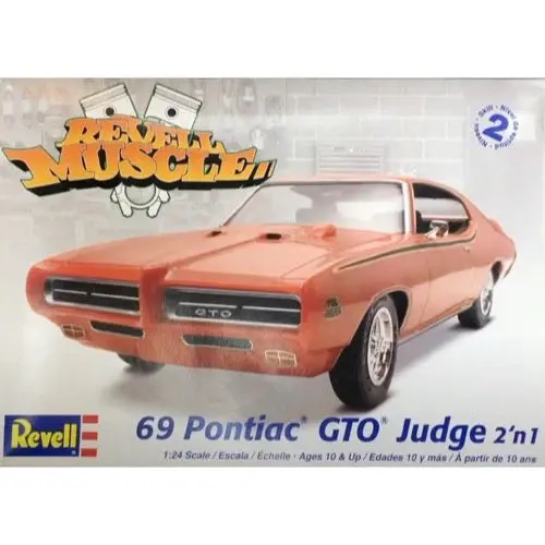 Revell 1/24 69 Pontiac Gto Judge 2In1 1