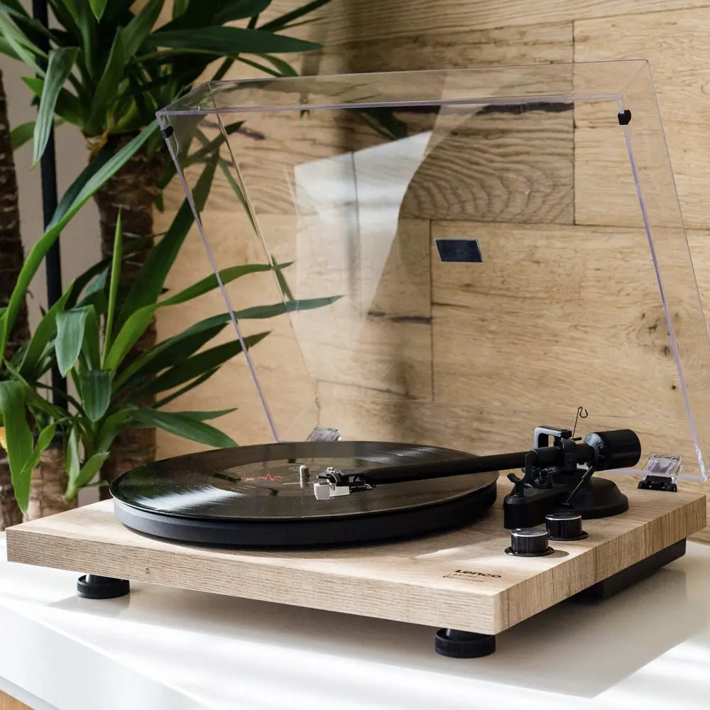Lenco 42Cm Turntable With Bluetooth Connectivity (Pine) 2
