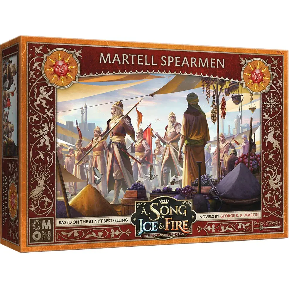 Cmon A Song Of Ice And Fire Tabletop Miniatures Game - Martell Spearmen 1
