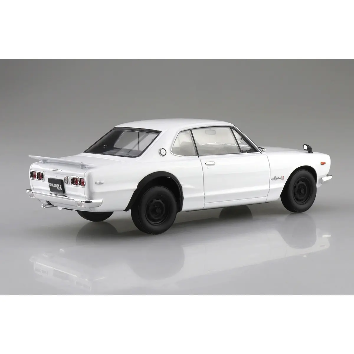 Aoshima 1/24 Snap Kpgc10 Skyline Ht 2000 Gt-R 1971 White 2
