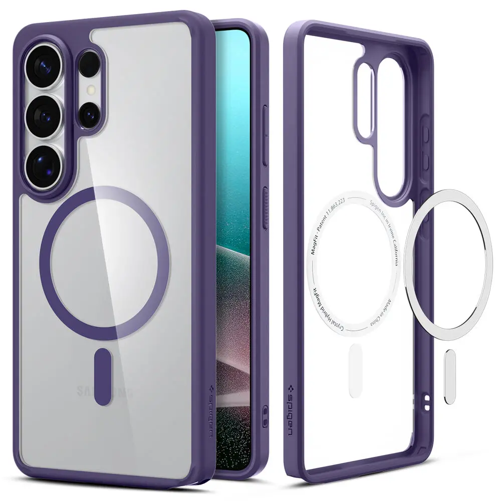 Spigen Galaxy S26 Ultra Ultra Hybrid (Magfit) Case (Deep Purple) 2