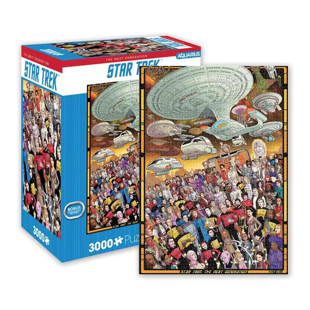 Aquarius 3000Pc Star Trek The Next Generation 25X20cm Jigsaw Puzzle 1