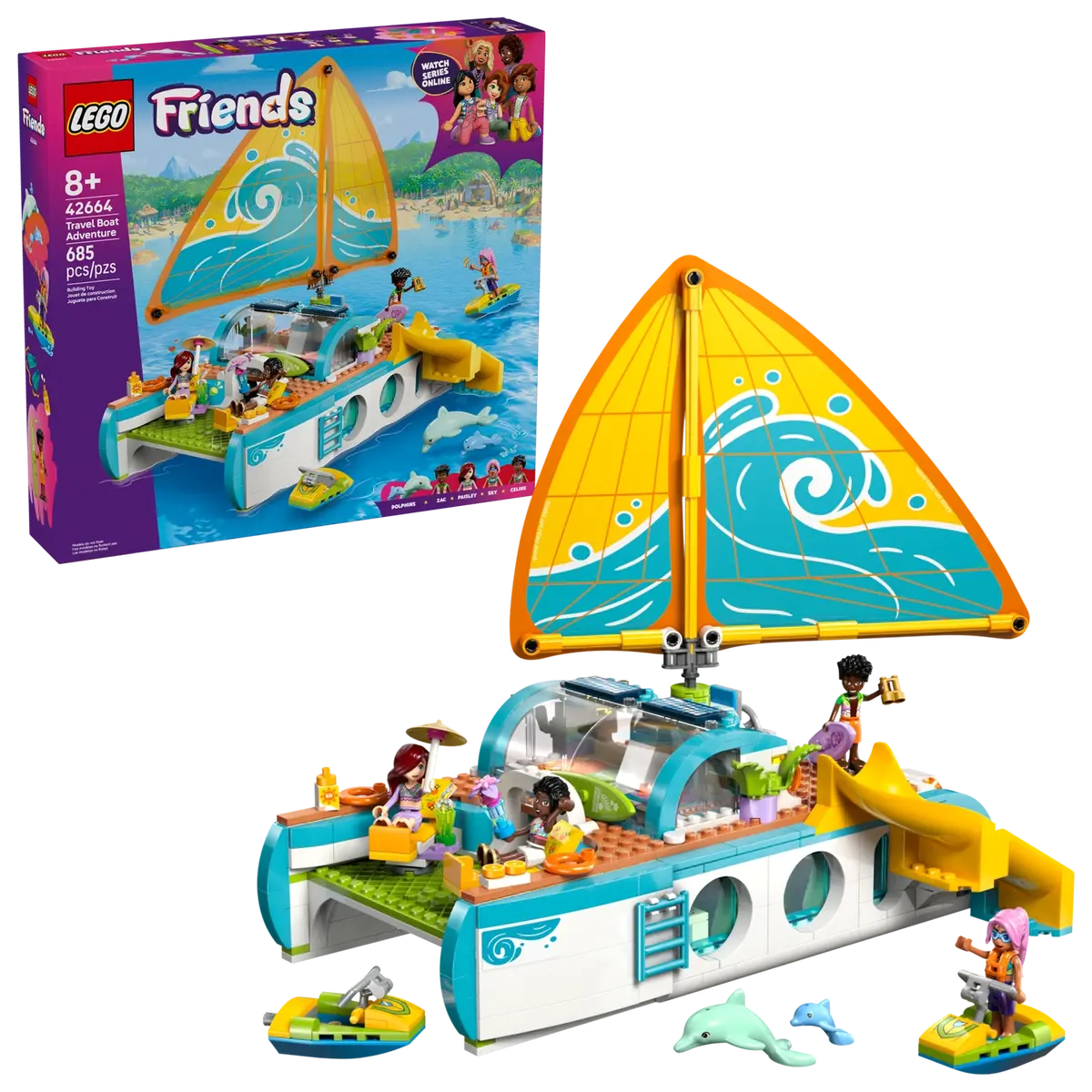 Lego 42664 Travel Boat Adventure - Friends 1