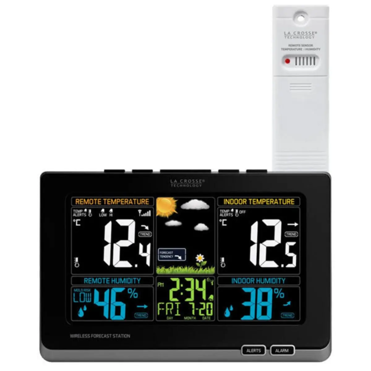 La Crosse 308-1414Mbv2 Wireless Color Weather Station 1
