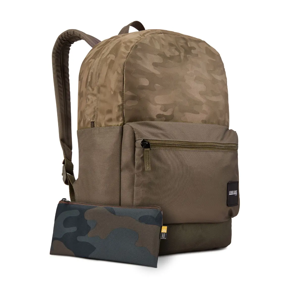 Case Logic Founder 26L Backpack Bag With Free Pencil Case In Olive/Camo 1
