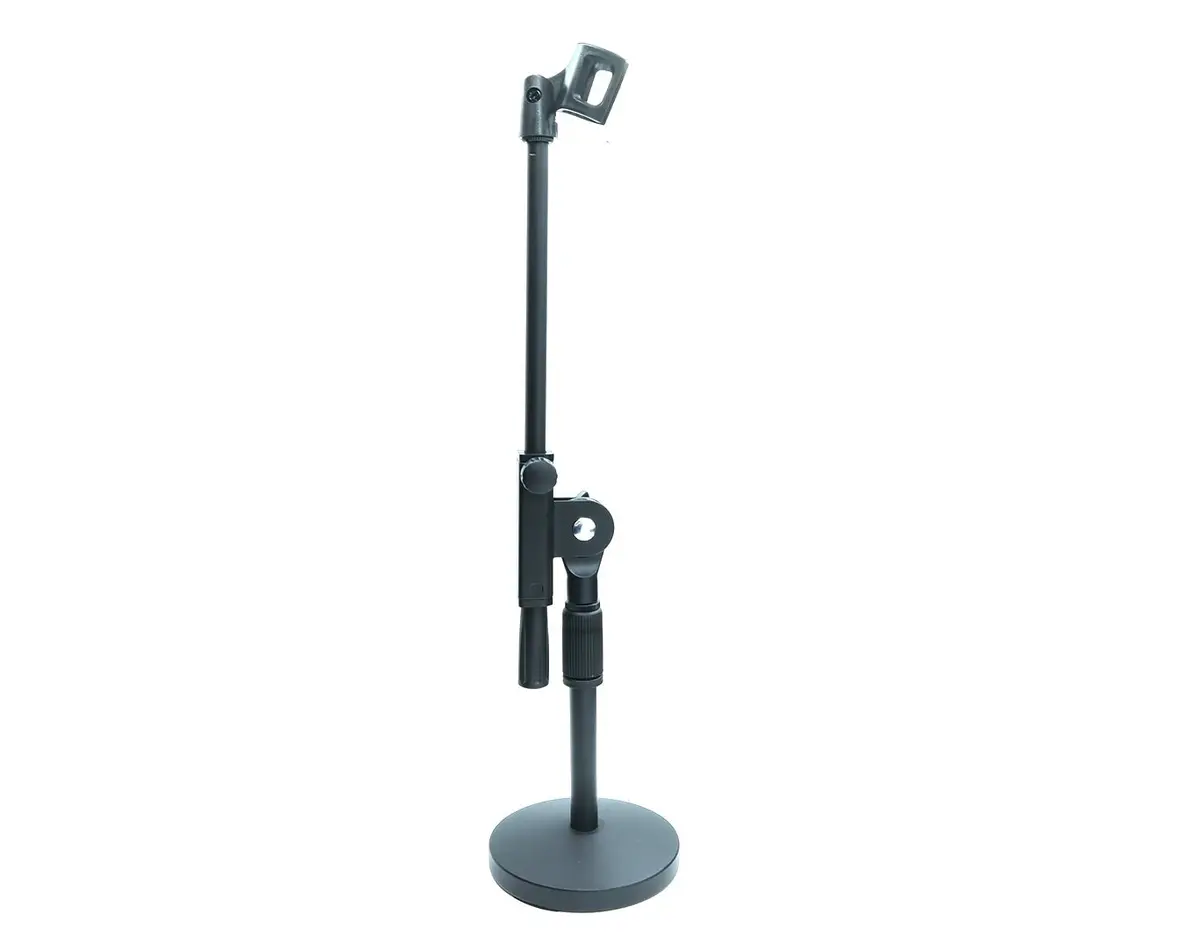 Precision Audio Adjustable Table Top Microphone Stand For Live Recording Mic 2