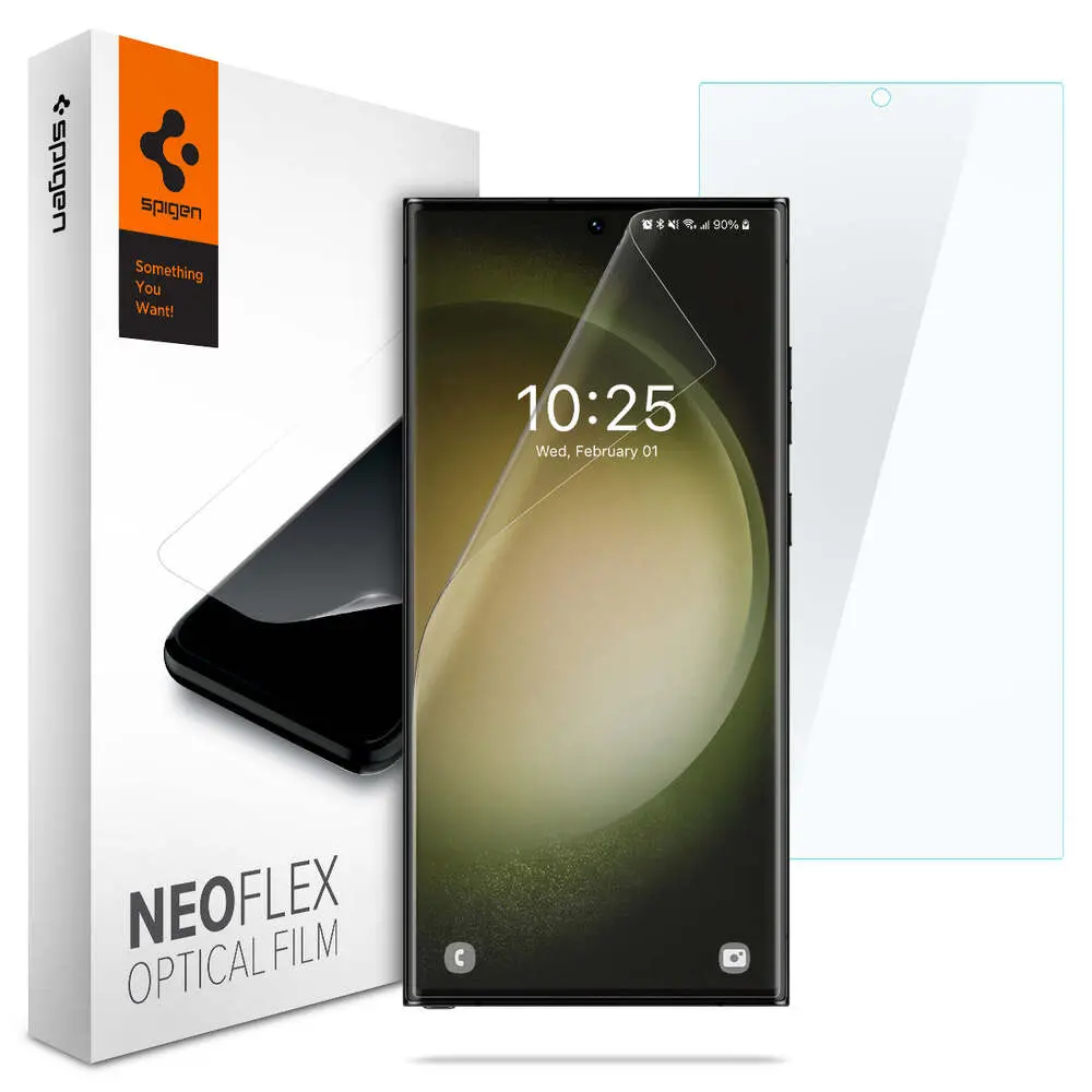 Spigen Samsung Galaxy S23 Ultra Neo Flex 2Pcs Screen Protector - Clear 1