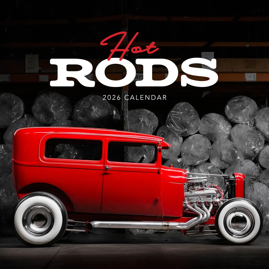 Paper Pocket Hot Rods 2026 Calendar 1