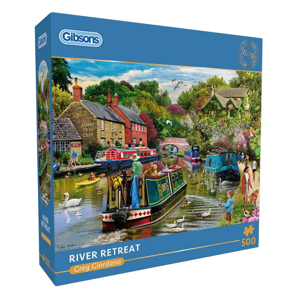 Gibsons 500Pc River Retreat Puzzle 1