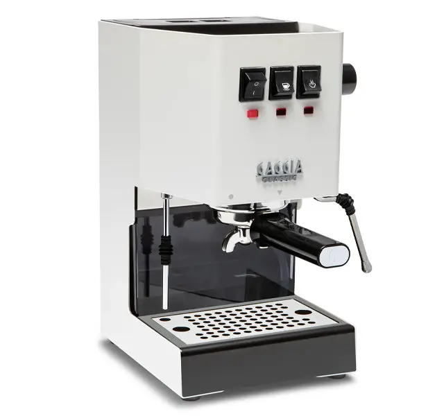 Gaggia Classic E24 Coffee Machine - White 1