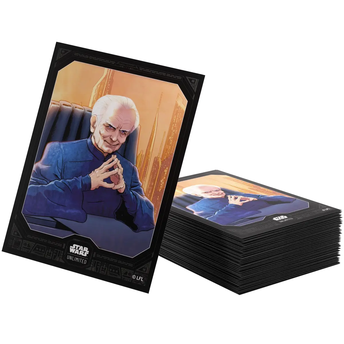 Gamegenic Star Wars Unlimited Premium Art Sleeves - Chancellor Palpatine 66Mmx92mm 2