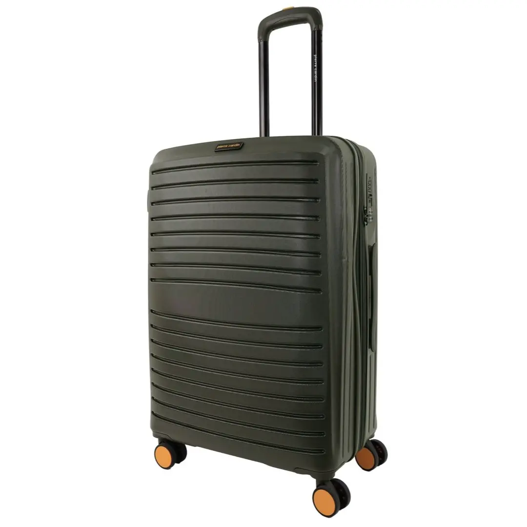 Pierre Cardin Classic Large 163L Hard Shell Case Travel Luggage (Olive) 1