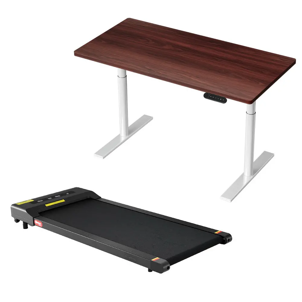 Artiss 400Mm Treadmill Electric Walking Pad With 120Cm Automatic Standing Desk 1