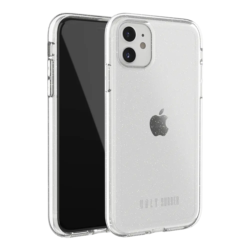 Ugly Rubber Vogue For Iphone 11 (Glitter Clear) 1