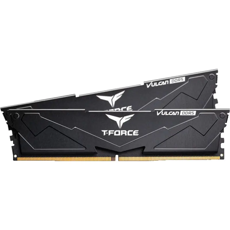 Team T-Force 32Gb (2X16gb) Flbd532g5200hc40cdc01 Vulcan Cl40 5200Mhz Ddr5 Ram - Black 1