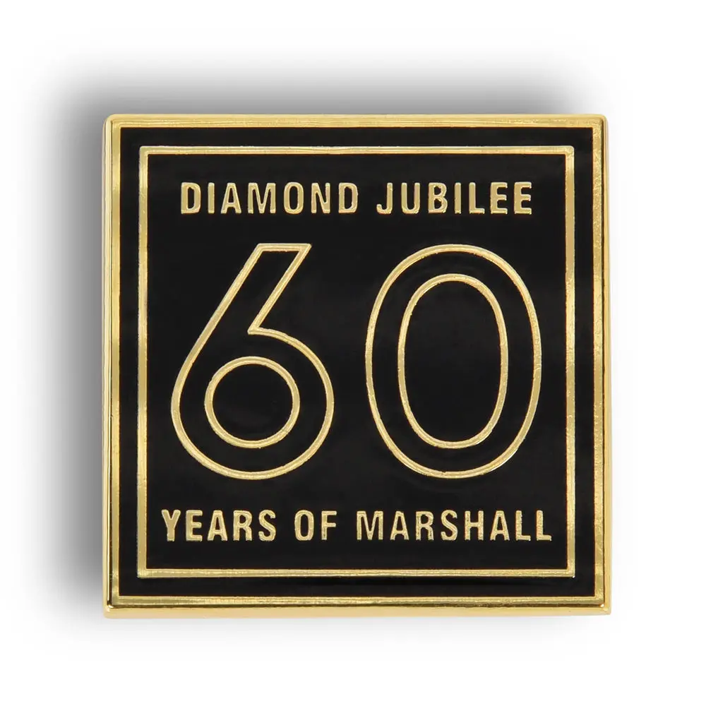 Marshall 60Th Anniversary Enamel Pin 1