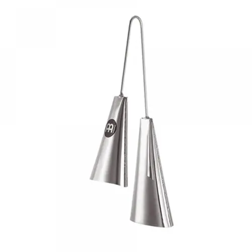 Meinl Percussion Medium Handheld A-Go-Go Bell Musical Instrument Chrome Silver 1