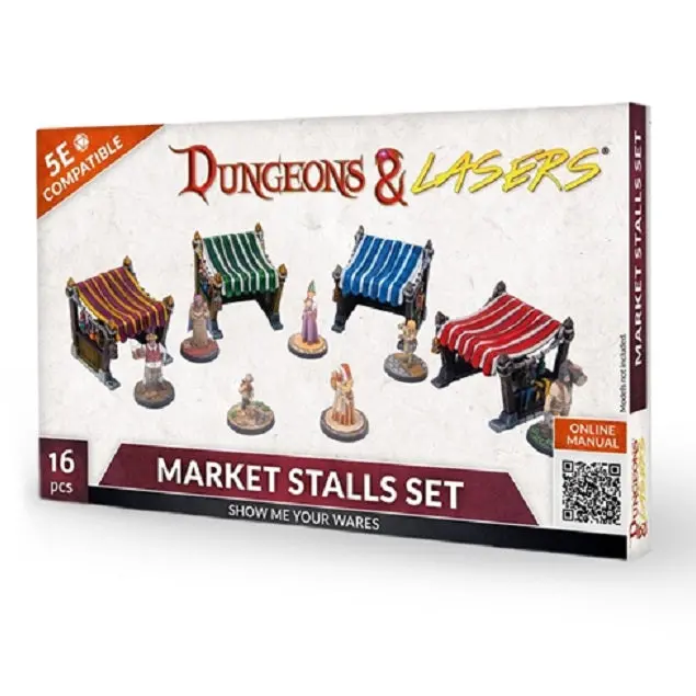 Dungeons & Lasers: Expansion Bits Market Stalls Set 1