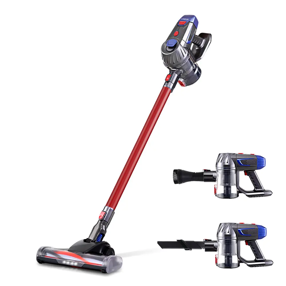 Devanti Stick Vacuum Cleaner Bagless Cordless 150W (Red) 1