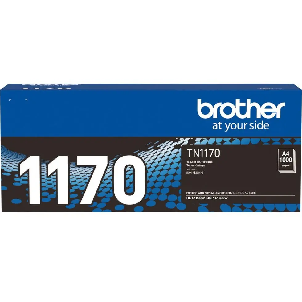 Brother Tn-1170 Toner Ink Cartridge Black Genuine Original Tn1070 1