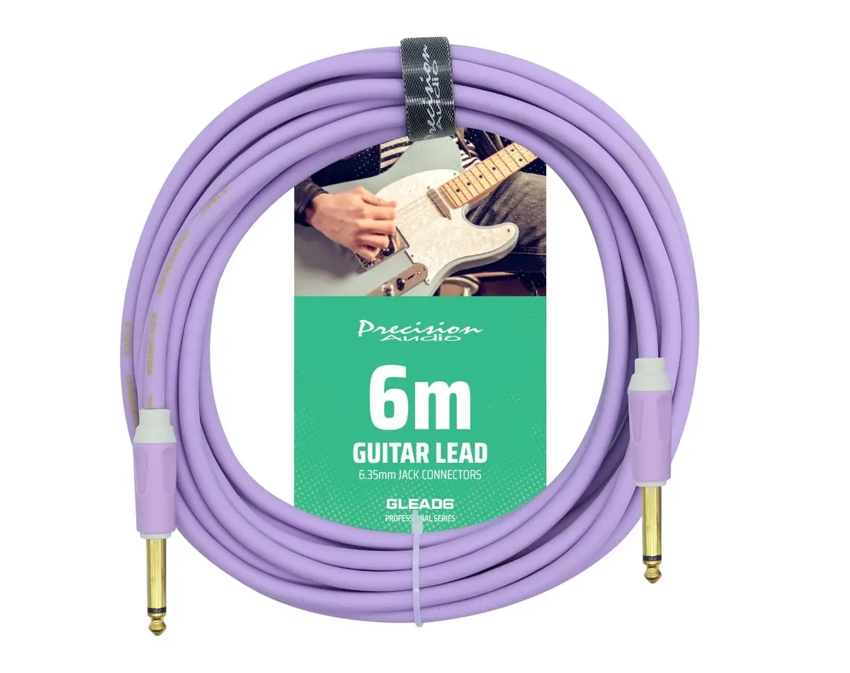 Precision Audio 5M Braided Guitar Lead 1/4" Jack 1