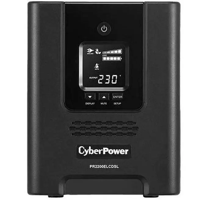Cyberpower Pr2200elcdsl Pro Tower Smart App Ups System 2200V/1980W Uninterruptible Power Supply 1