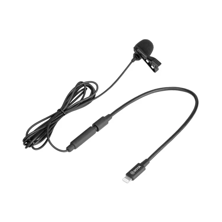 Boya By-M2 Lavalier Clip On Lapel Microphone For Ios Devices 1