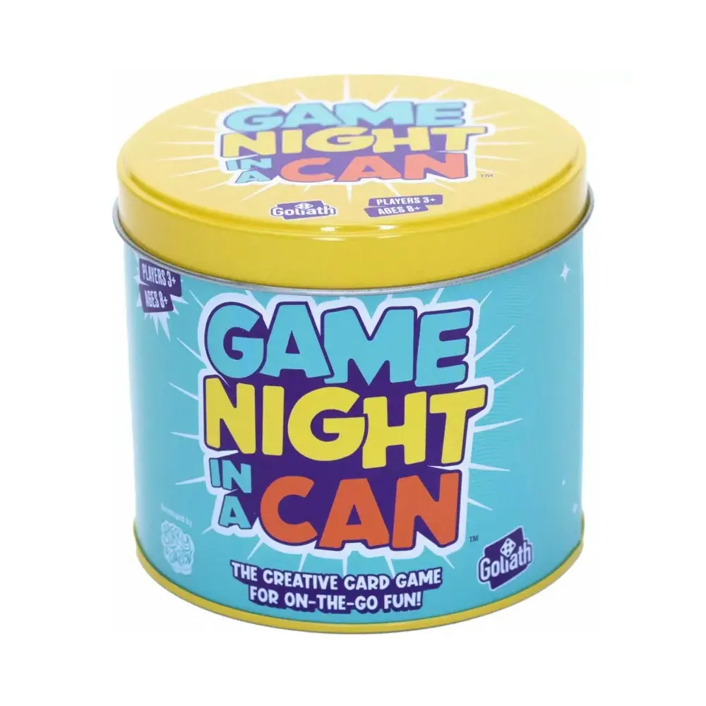 Crown & Andrews Game Night In A Can Gravity Feeder Board Game 1
