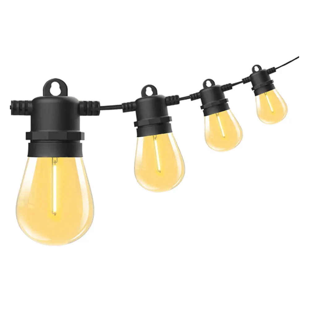 Sansai 10 Bulb Led Festoon Outdoor String Lights 14M (Warm White) 2