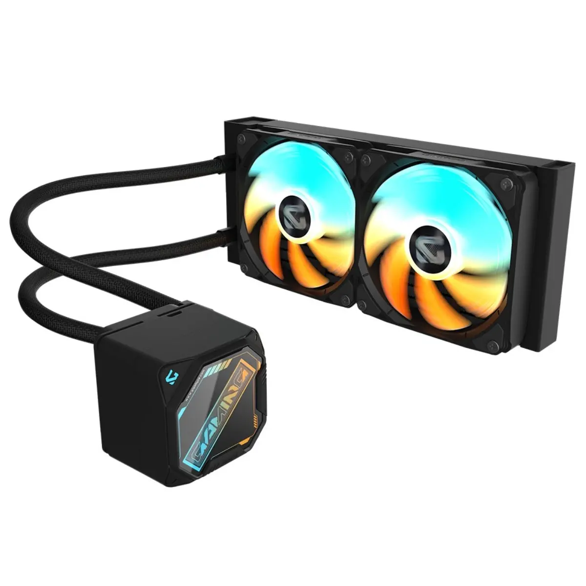 Gigabyte Gaming 240 240Mm Argb Aio Liquid Cpu Cooler - Black 1