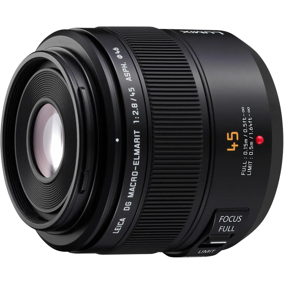 Panasonic H-Es045e Leica Dg 45Mm F2.8 Macro Lens 1