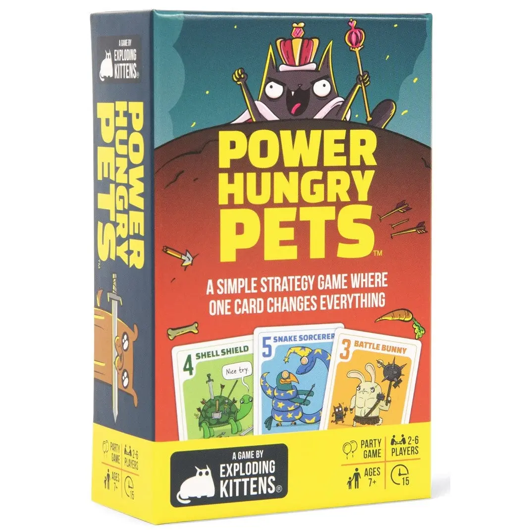 Exploding Kittens Power Hungry Pets Small Box By Exploding Kittens Game 2