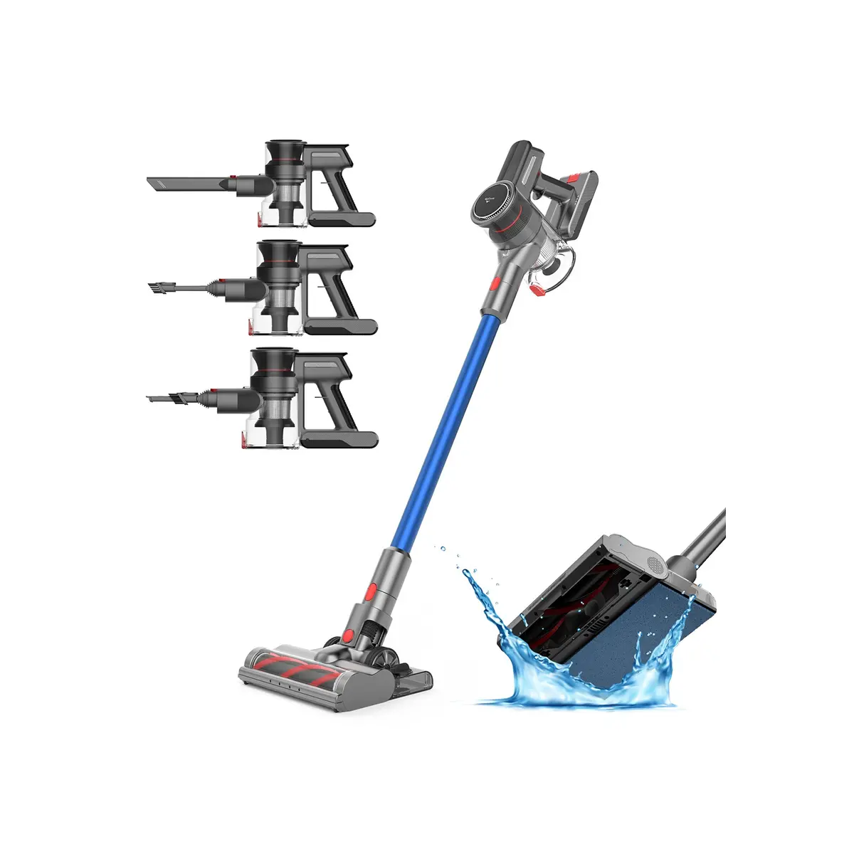 My Genie Monster Stick Vac With Mop (Blue) 1