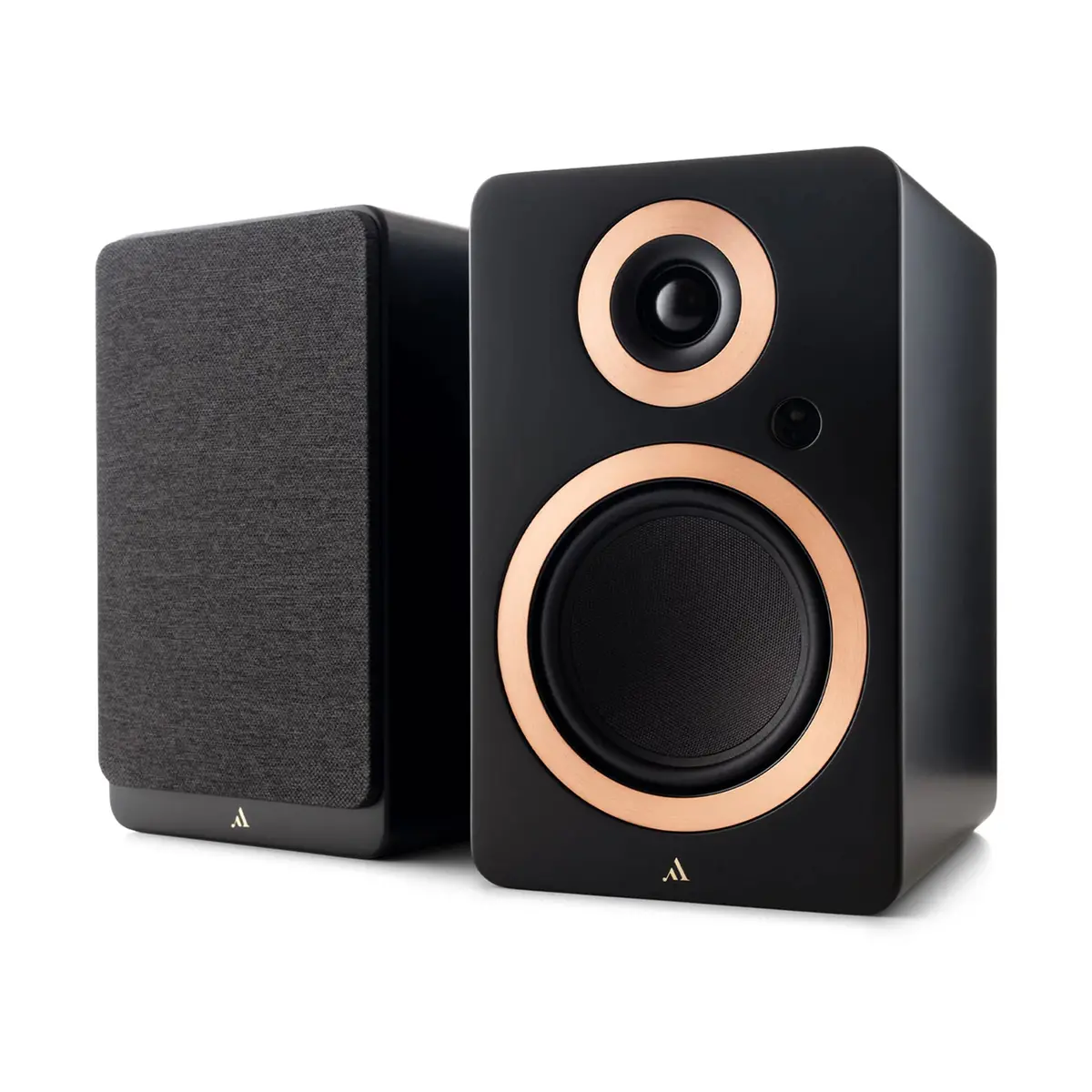 Argon Audio Forte Black A5 Mk2 Bookshelf Speakers 1