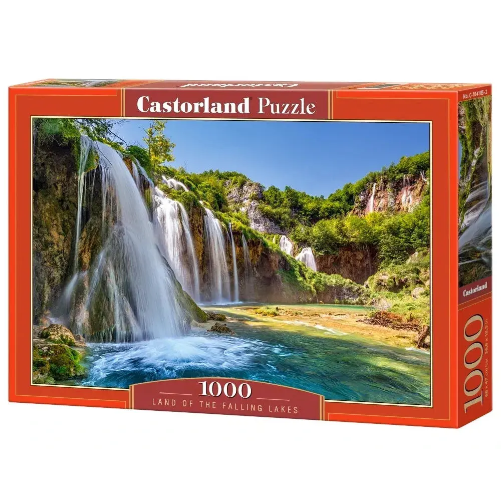 Castorland 1000-Pieces Land Of Falling Lakes Puzzle 1