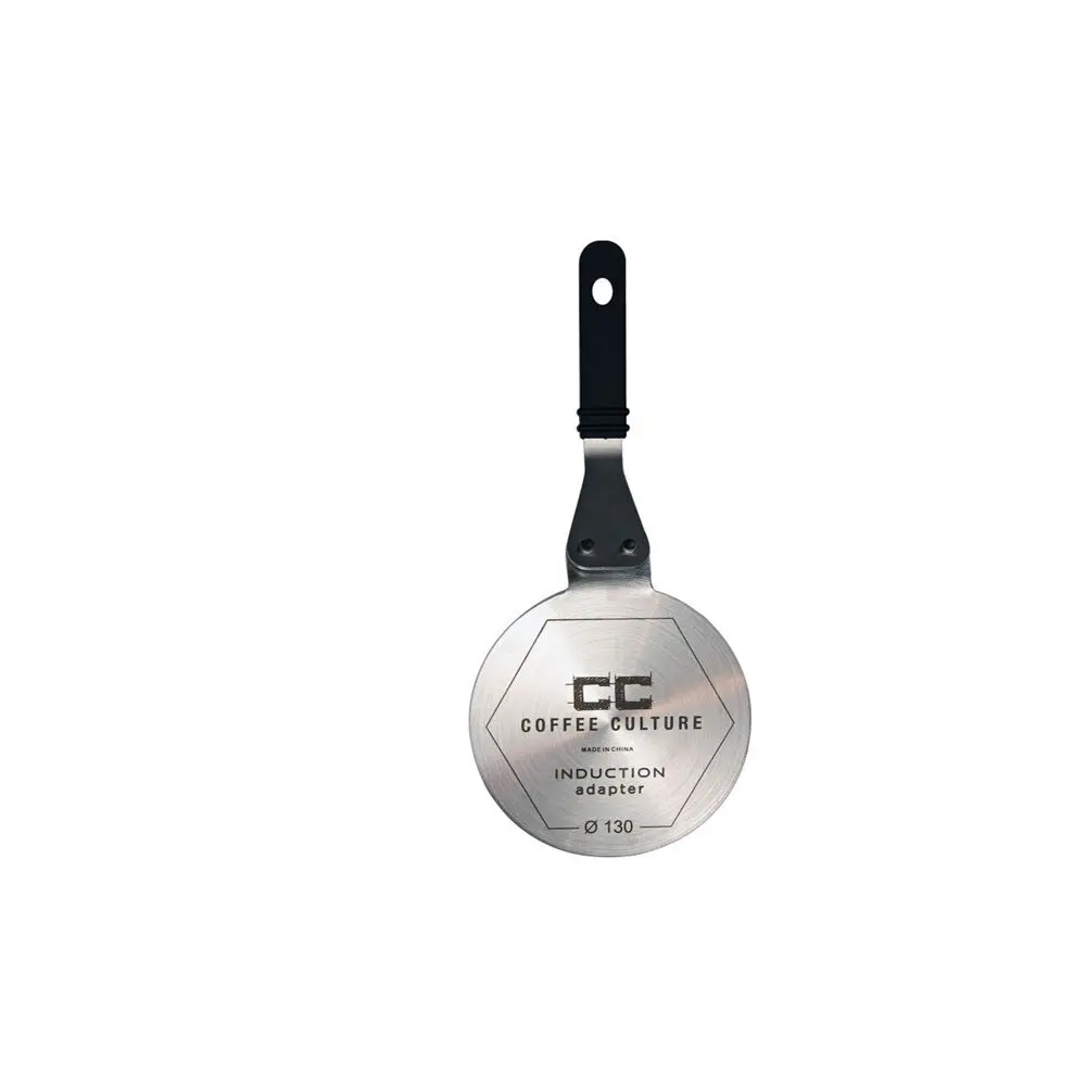 Coffee Culture Stainless Steel Induction Stove Plate For Moka Pot 13Cm (Black) 1